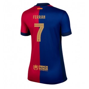 Barcelona Ferran Torres #7 Domaci Dres za Ženska 2024-25 Kratak Rukavima